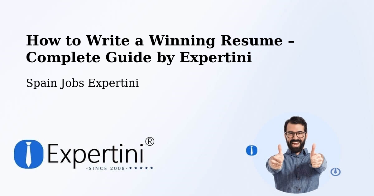 Resume Writing Guide for Job Seekers – Moneva - Moneva, Spain Jobs Expertini